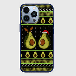 Чехол для iPhone 13 Pro Avo christmas, цвет: 3D-тёмно-синий