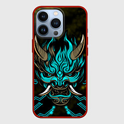 Чехол для iPhone 13 Pro SAMURAI CYBERPUNK 2077, цвет: 3D-красный