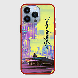 Чехол для iPhone 13 Pro Cyberpunk 2077, цвет: 3D-красный