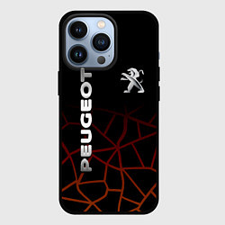 Чехол для iPhone 13 Pro PEUGEOT, цвет: 3D-черный