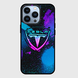 Чехол для iPhone 13 Pro TESLA NEON, цвет: 3D-черный