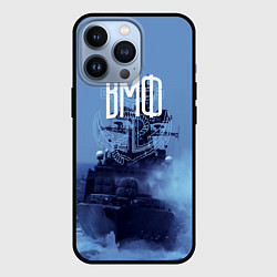 Чехол для iPhone 13 Pro ВМФ, цвет: 3D-черный