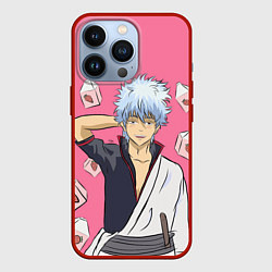 Чехол для iPhone 13 Pro Gintama Гинтама, цвет: 3D-красный