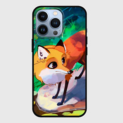 Чехол для iPhone 13 Pro Лисичка, цвет: 3D-черный