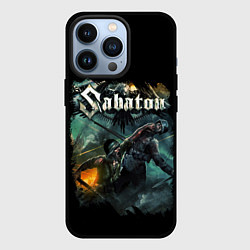 Чехол для iPhone 13 Pro SABATON, цвет: 3D-черный