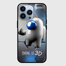 Чехол для iPhone 13 Pro Among Us 3D, цвет: 3D-черный