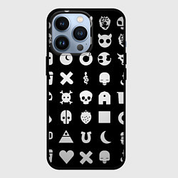 Чехол для iPhone 13 Pro Любовь смерть и роботы, цвет: 3D-черный