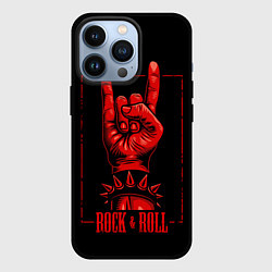 Чехол для iPhone 13 Pro Rock & Roll, цвет: 3D-черный