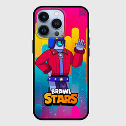 Чехол для iPhone 13 Pro STU СТУ Brawl Stars, цвет: 3D-черный