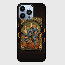 Чехол для iPhone 13 Pro Brotherhood of steel art, цвет: 3D-черный