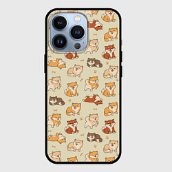 Чехол для iPhone 13 Pro Шиба-Ину, цвет: 3D-черный