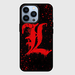 Чехол для iPhone 13 Pro DEATH NOTE ТЕТРАДЬ СМЕРТИ, цвет: 3D-черный