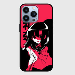 Чехол для iPhone 13 Pro Rena Black Pink, цвет: 3D-черный