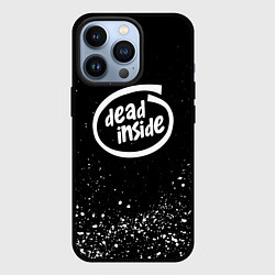 Чехол для iPhone 13 Pro DEAD INSIDE, цвет: 3D-черный