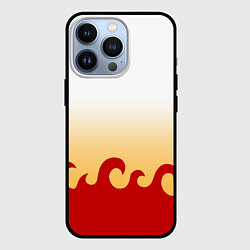Чехол для iPhone 13 Pro ШИНДЖУРО РЕНГОКУ KNY, цвет: 3D-черный