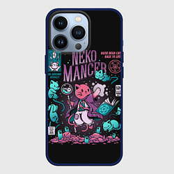 Чехол для iPhone 13 Pro Cat Necromancer, цвет: 3D-тёмно-синий