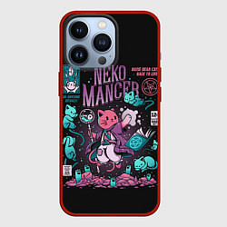 Чехол для iPhone 13 Pro Cat Necromancer, цвет: 3D-красный