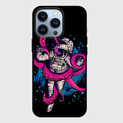 Чехол для iPhone 13 Pro Осьминог и Космонавт, цвет: 3D-черный
