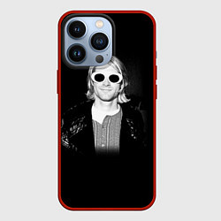 Чехол для iPhone 13 Pro Курт Кобейн в Очках Nirvana, цвет: 3D-красный