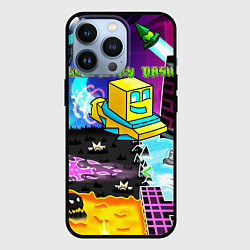 Чехол iPhone 13 Pro Geometry Dash