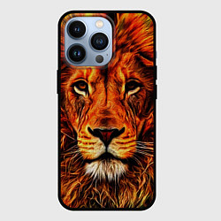 Чехол для iPhone 13 Pro LION, цвет: 3D-черный