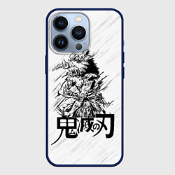 Чехол для iPhone 13 Pro Иноске Хашибира Kimetsu no Yaiba, цвет: 3D-тёмно-синий