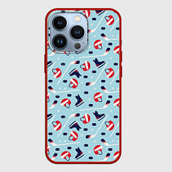 Чехол iPhone 13 Pro Hockey Pattern