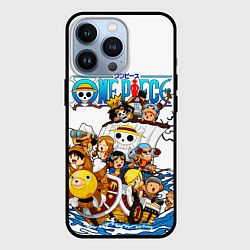 Чехол для iPhone 13 Pro ONE PIECE ВАН ПИС МОРЕ, цвет: 3D-черный