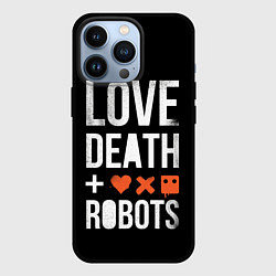 Чехол для iPhone 13 Pro Love Death Robots, цвет: 3D-черный