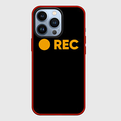 Чехол для iPhone 13 Pro REC, цвет: 3D-красный