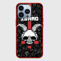 Чехол для iPhone 13 Pro The Binding of Isaac, цвет: 3D-красный