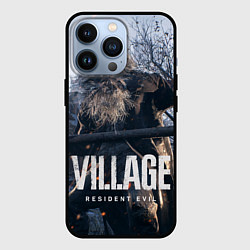 Чехол для iPhone 13 Pro RESIDENT EVIL VILLAGE, цвет: 3D-черный