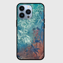 Чехол iPhone 13 Pro Ангелы и Демоны