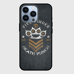 Чехол для iPhone 13 Pro 5FDP est 2005, цвет: 3D-черный