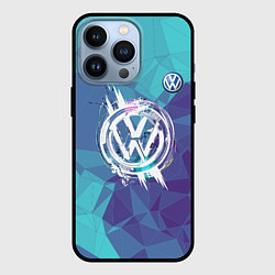 Чехол для iPhone 13 Pro VOLKSWAGEN, цвет: 3D-черный