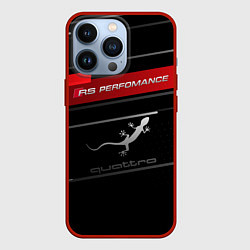 Чехол для iPhone 13 Pro RS PERFOMANCE QUATTRO Z, цвет: 3D-красный
