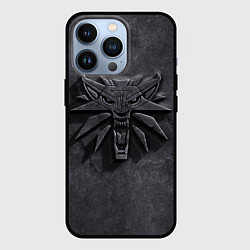 Чехол для iPhone 13 Pro THE WITCHER КАМЕНЬ ЛОГО, цвет: 3D-черный