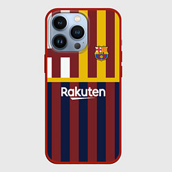 Чехол для iPhone 13 Pro BARCELONA FC БАРСЕЛОНА ФК BARCA, цвет: 3D-красный