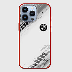 Чехол для iPhone 13 Pro BMW ПРОТЕКТОР ШИН, цвет: 3D-красный