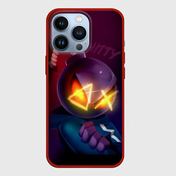 Чехол для iPhone 13 Pro Витти на темном фоне, цвет: 3D-красный