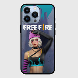 Чехол для iPhone 13 Pro Free Fire Даша, цвет: 3D-черный