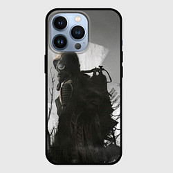 Чехол для iPhone 13 Pro STALKER 2 Gray, цвет: 3D-черный