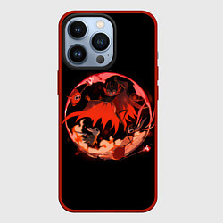 Чехол для iPhone 13 Pro Мир Пустого рыцаря, цвет: 3D-красный
