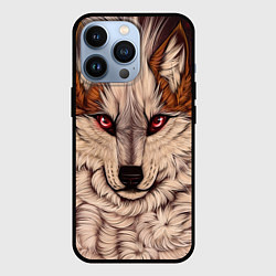 Чехол для iPhone 13 Pro Красивая Волчица, цвет: 3D-черный
