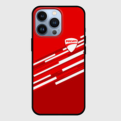 Чехол для iPhone 13 Pro DUCATI ДУКАТИ, цвет: 3D-черный