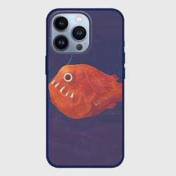 Чехол для iPhone 13 Pro Удильщик, цвет: 3D-тёмно-синий