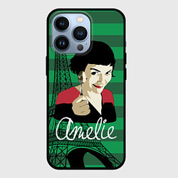 Чехол для iPhone 13 Pro Amelie, цвет: 3D-черный