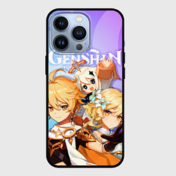 Чехол для iPhone 13 Pro Genshin Impact, цвет: 3D-черный