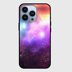 Чехол для iPhone 13 Pro Космос, сияние и звезды, цвет: 3D-черный