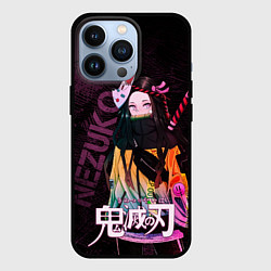 Чехол для iPhone 13 Pro Незуко Камадо Kimetsu no aiba, цвет: 3D-черный